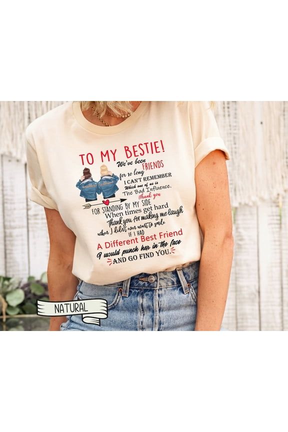 Blonde Bestie, Brunette Bestie, Best Friends Tees, Bff T-Shirts, Unisex Style Tees, Cute Best Friend Shirts, Best Friend Shirts, Bff Quote