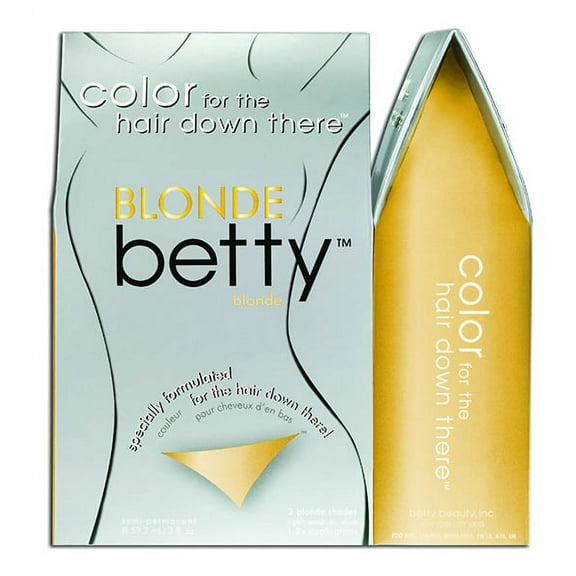 Blonde Betty - Hair Color for the Hair Down There Hair Color Kit