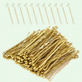 thumbnail image 1 of Blonde Bobby Pins, 120Pcs 2-Inch Metallic Hair Pins with Box, 1 of 1