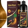 thumbnail image 1 of Blonde Brown Hair Dye, Hair Dye Shampoo for Women & Men, Color Shampoo Hair Dye, Shampoo Para Pintar El Cabello 16.9 Fl Oz, Safe and Natural Champu Para Canas (Blonde Brown), 1 of 6