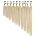 thumbnail image 1 of Blonde Bundles Straight Human Hair Weave 100% Brazilian Remy Natural Human Hair Weft Extensions Human Hair Bundles 613# 28inch, 1 of 7