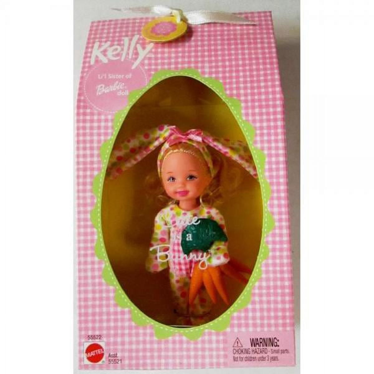 Kelly Li'l Sister of Barbie Easter Doll Cute as a Bunny 2002 Mattel 55522