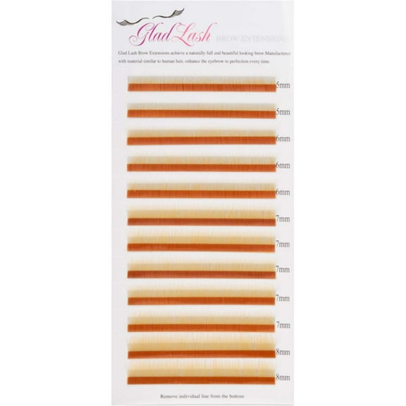 Blonde Eyebrow Extensions