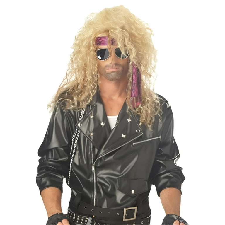 Heavy Metal Rocker Kit Adult Blonde Heavy Metal Rocker Kit Adult Blonde