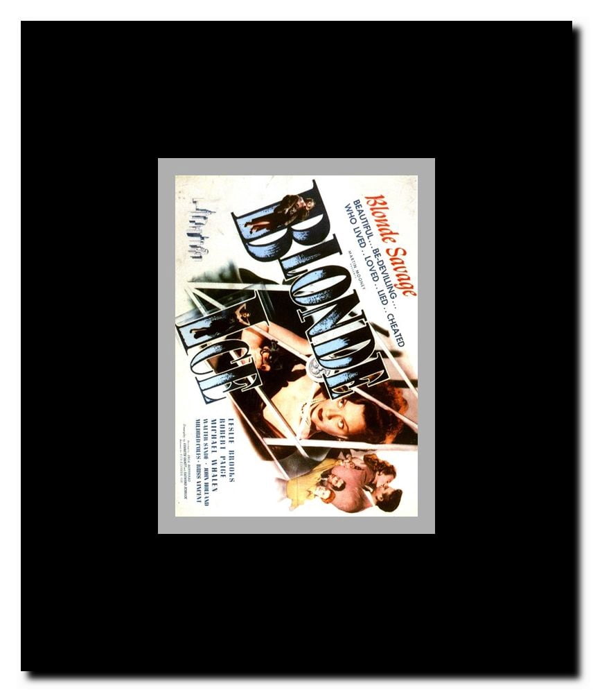 Blonde Ice Framed Movie Poster