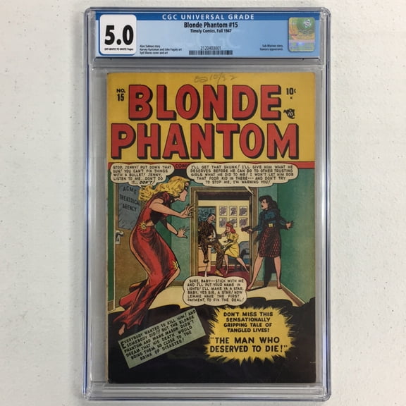 Blonde Phantom #15 - CGC 5 Comic Book