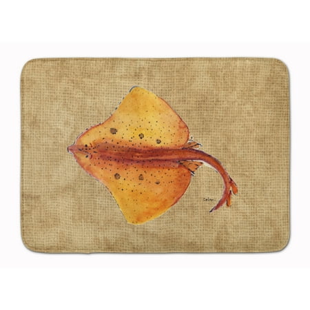 Blonde Ray Stingray Machine Washable Memory Foam Mat