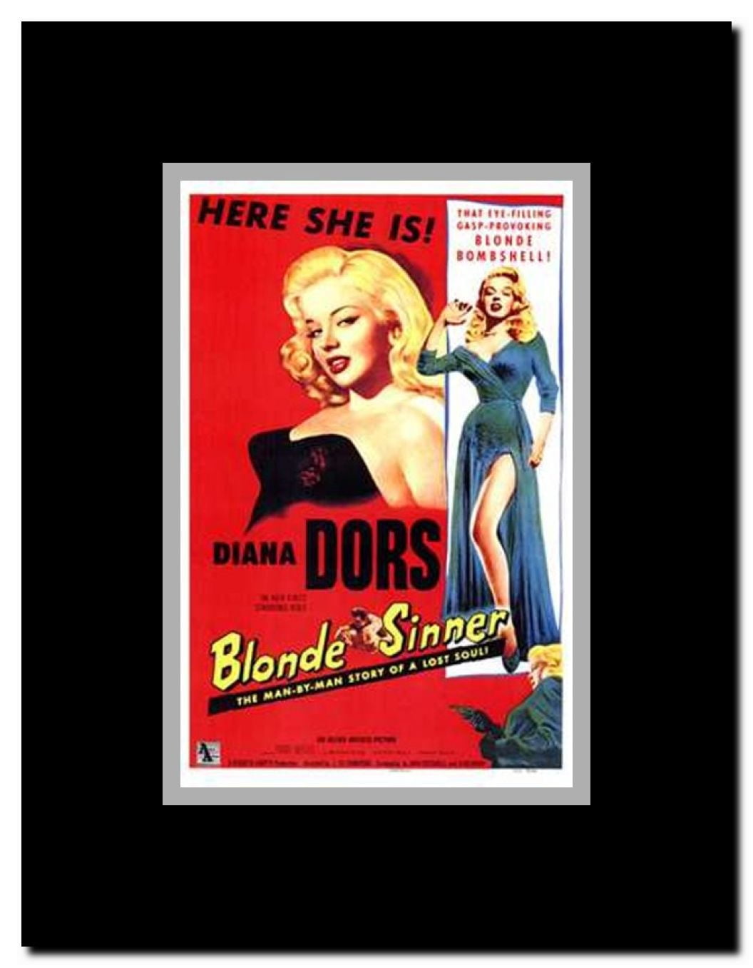 Blonde Sinner Framed Movie Poster