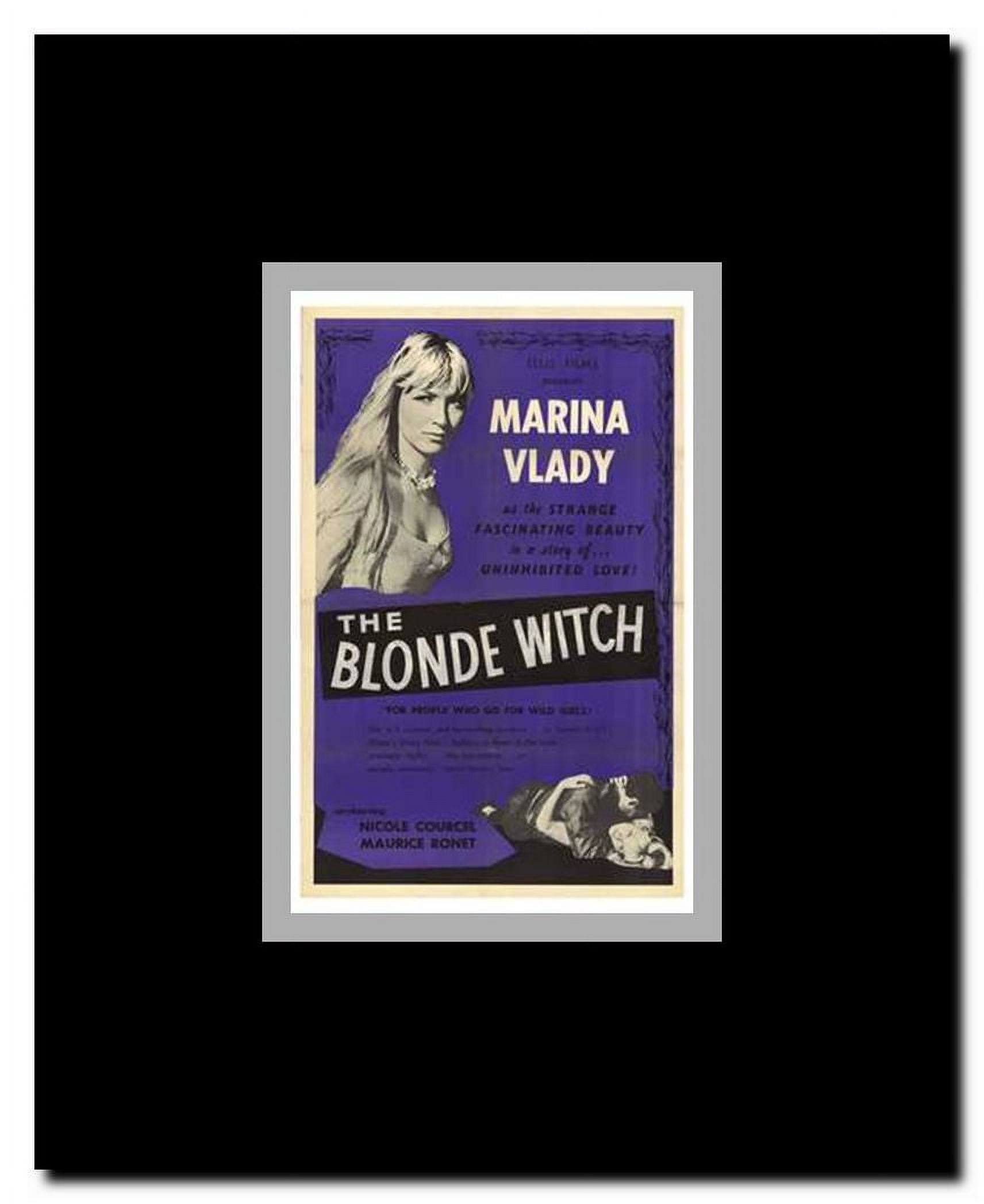 Blonde Witch Framed Movie Poster