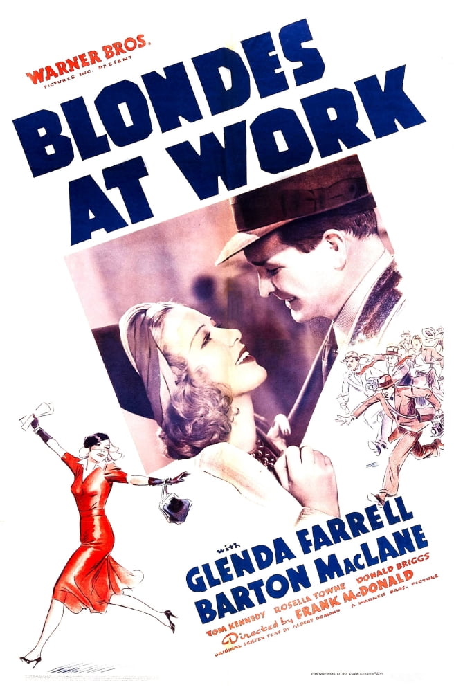 Blondes At Work U Canvas Art - (11 x 17)