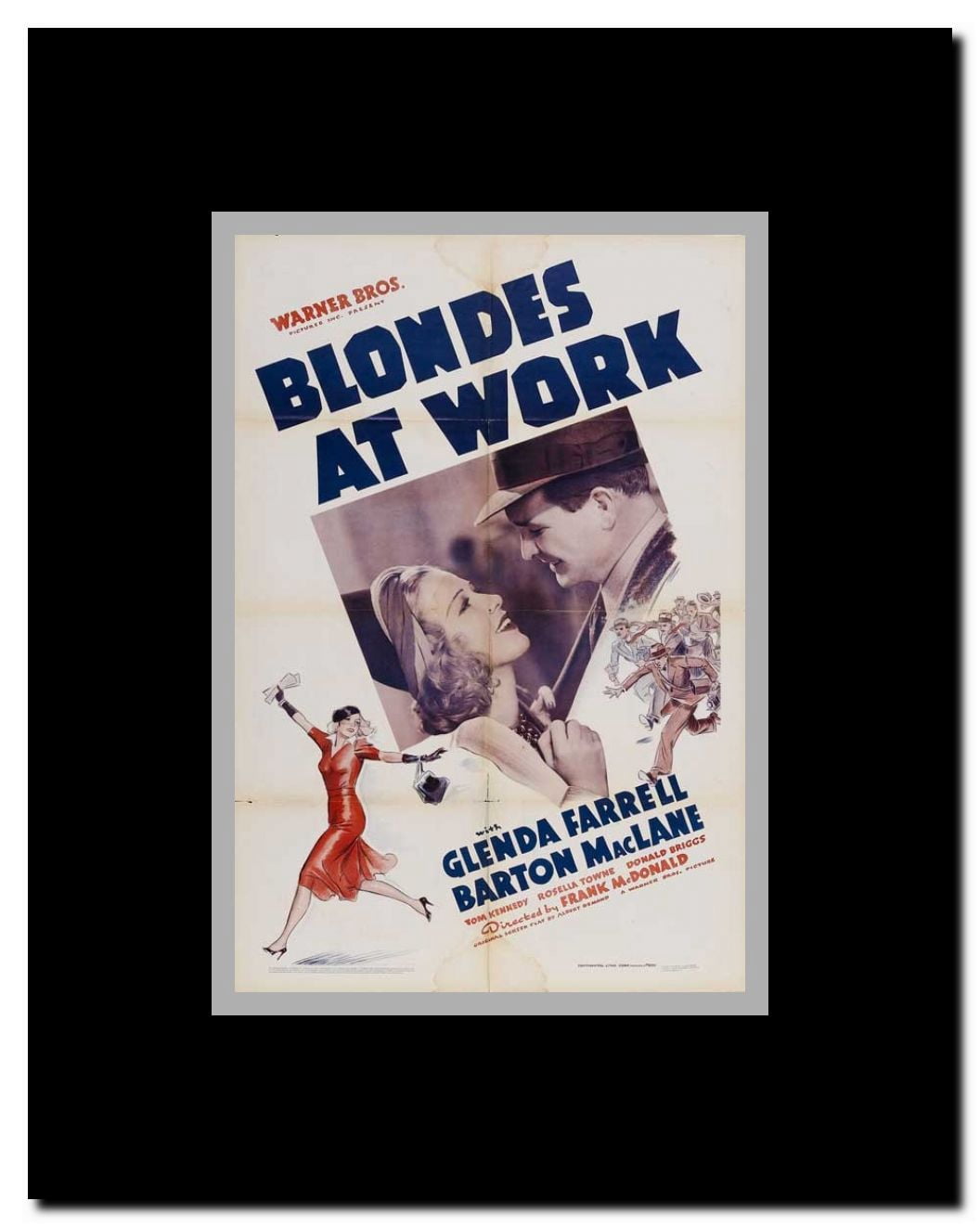 Blondes at Work Framed Movie Poster