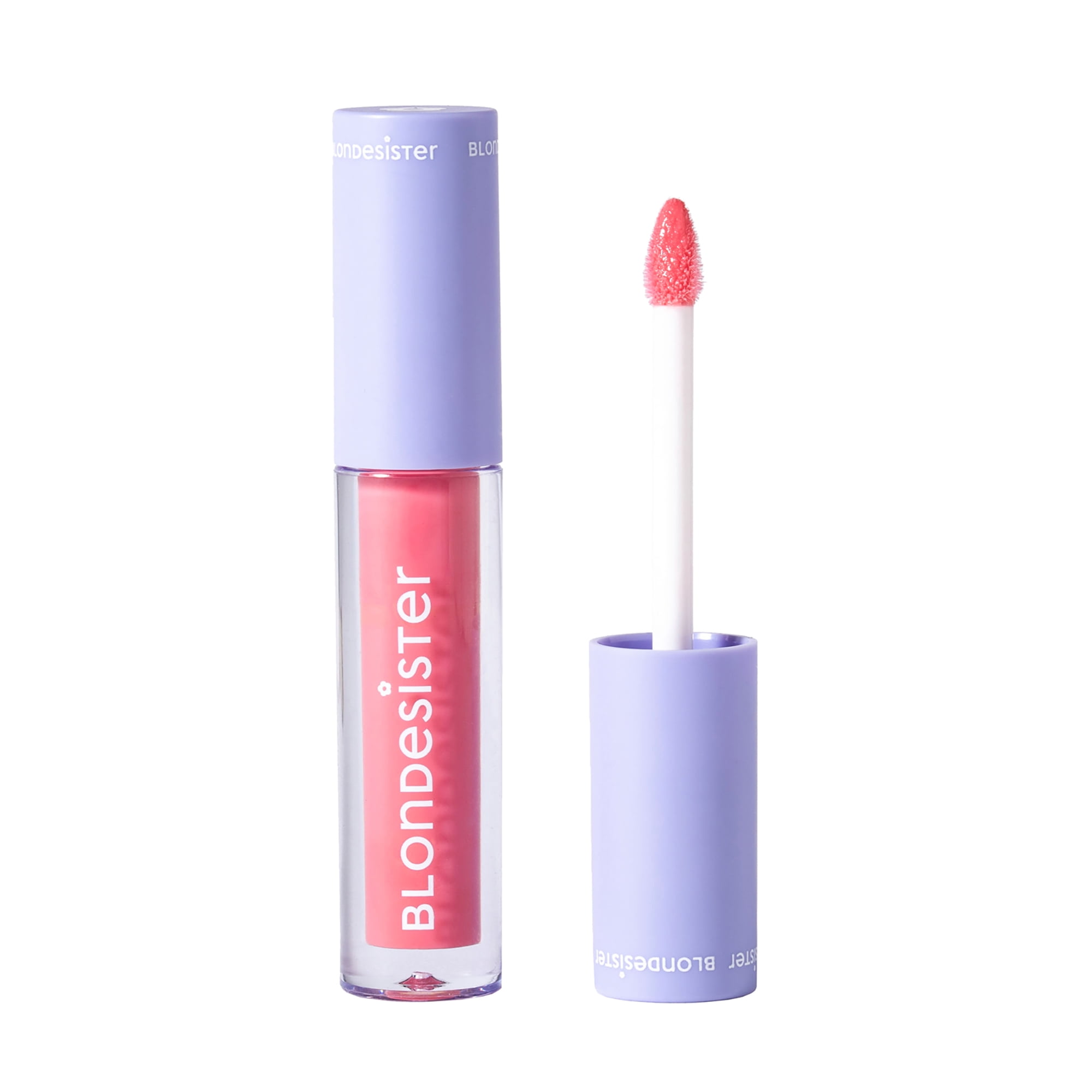 Blondesister 2 in 1 Tinted Lip Oil, Lip Gloss, Pink Chocolate, 0.084 oz