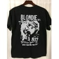 thumbnail image 1 of Blondie 1977 Direct From New York City Retro shirt, Blondie live at the Old Waldorf Vintage 70s T Shirt, Debbie Harry Parallel Lines tshirt, Black Color, Size M, 1 of 2