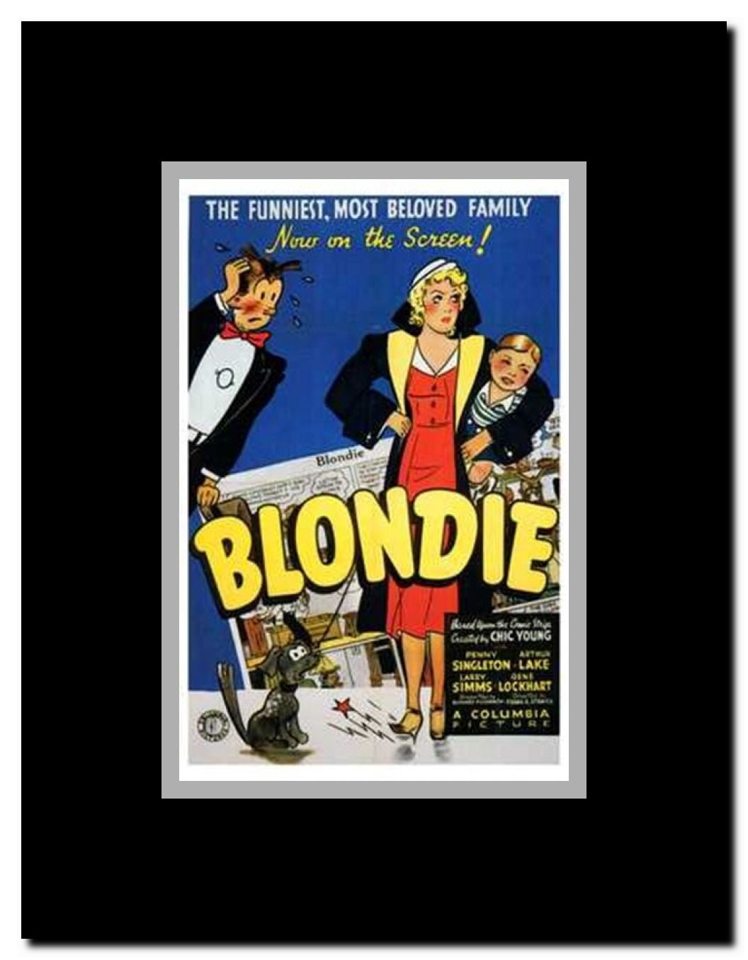 Blondie Framed Movie Poster