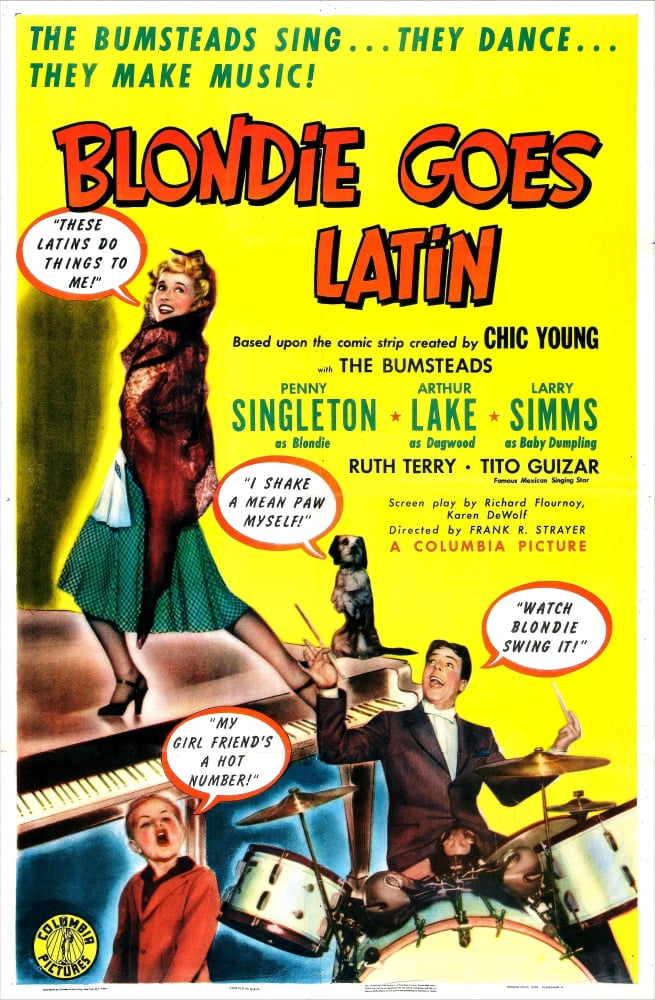 Blondie Goes Latin U Canvas Art - (24 x 36)