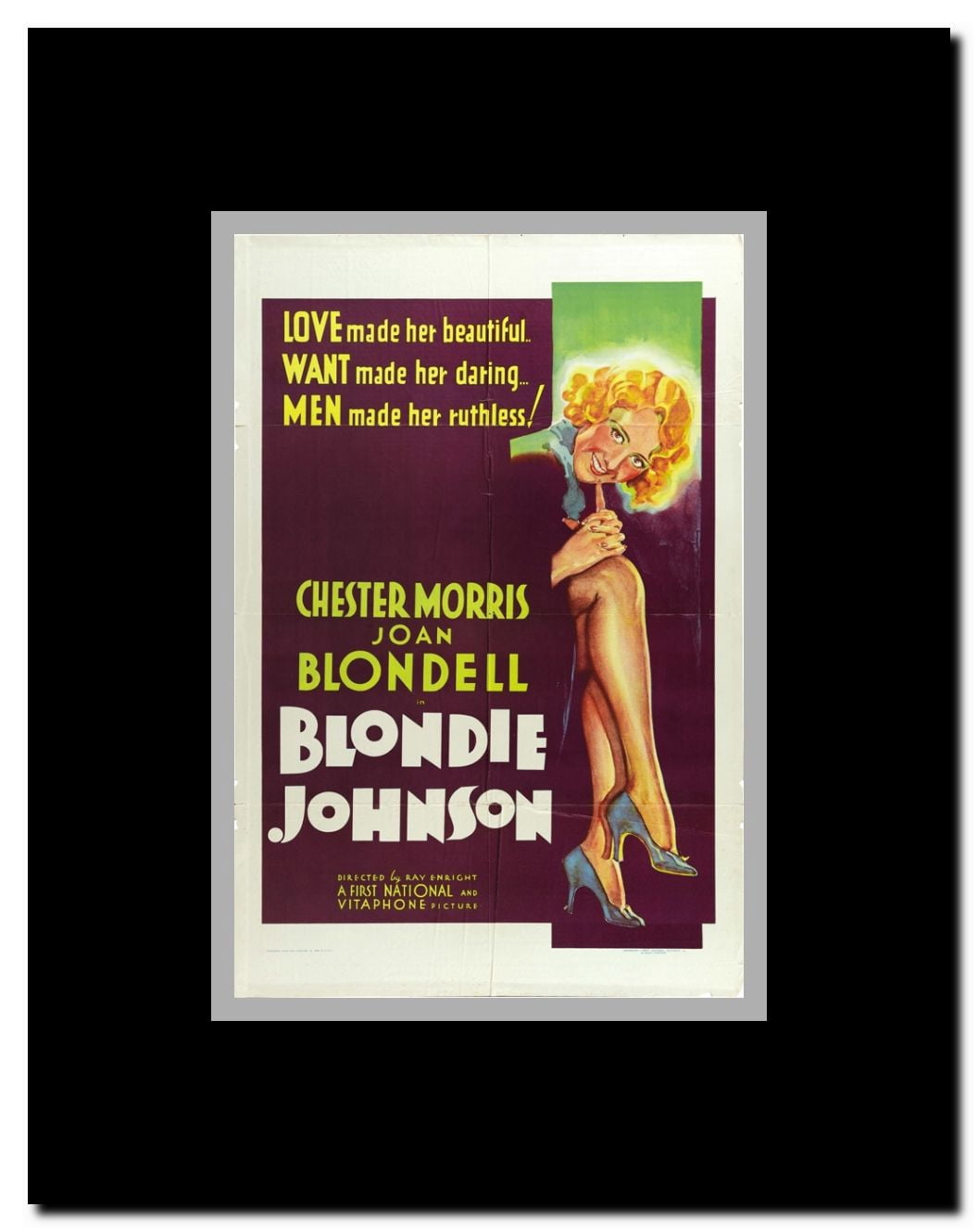 Blondie Johnson Framed Movie Poster