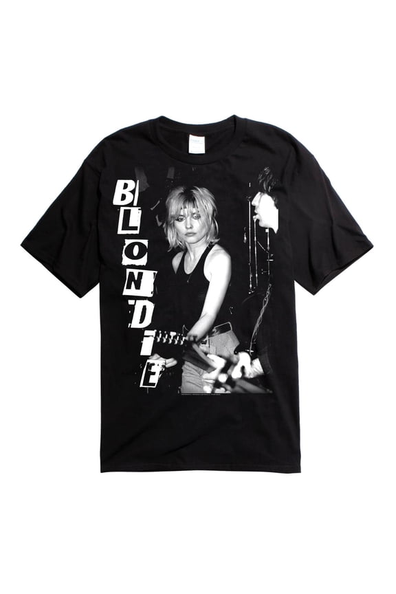 Blondie Men's Live Band T-Shirt Black Large | Officially Licensed Merchandise