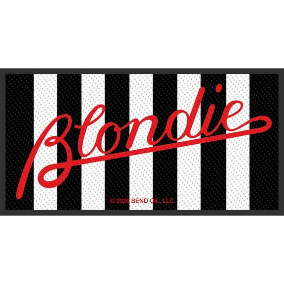 Blondie Men's Parallel Lines Woven Patch Black