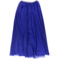 thumbnail image 1 of Blondie Nites Womens Embellished A-line Skirt, Blue, 3, 1 of 1