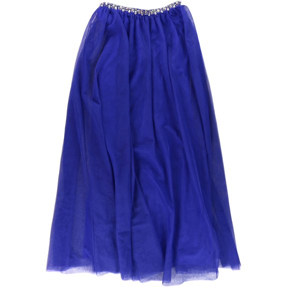 Blondie Nites Womens Embellished A-line Skirt, Blue, 3