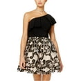 thumbnail image 1 of Blondie Nites Womens One-shoulder A-line Fit & Flare Dress bn 11 - Juniors, 1 of 1