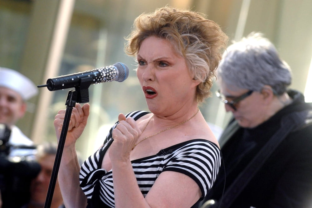 Blondie'S Deborah Harry Chris Stein On Stage For The Nbc Today Show ...