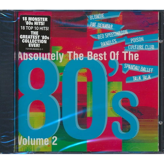 Blondie, Stray Cats, The Bangles, REO Speedwagon, Etc. - Absolutely The Best Of The 80s Volume 2 (marked/ltd stock) - CD
