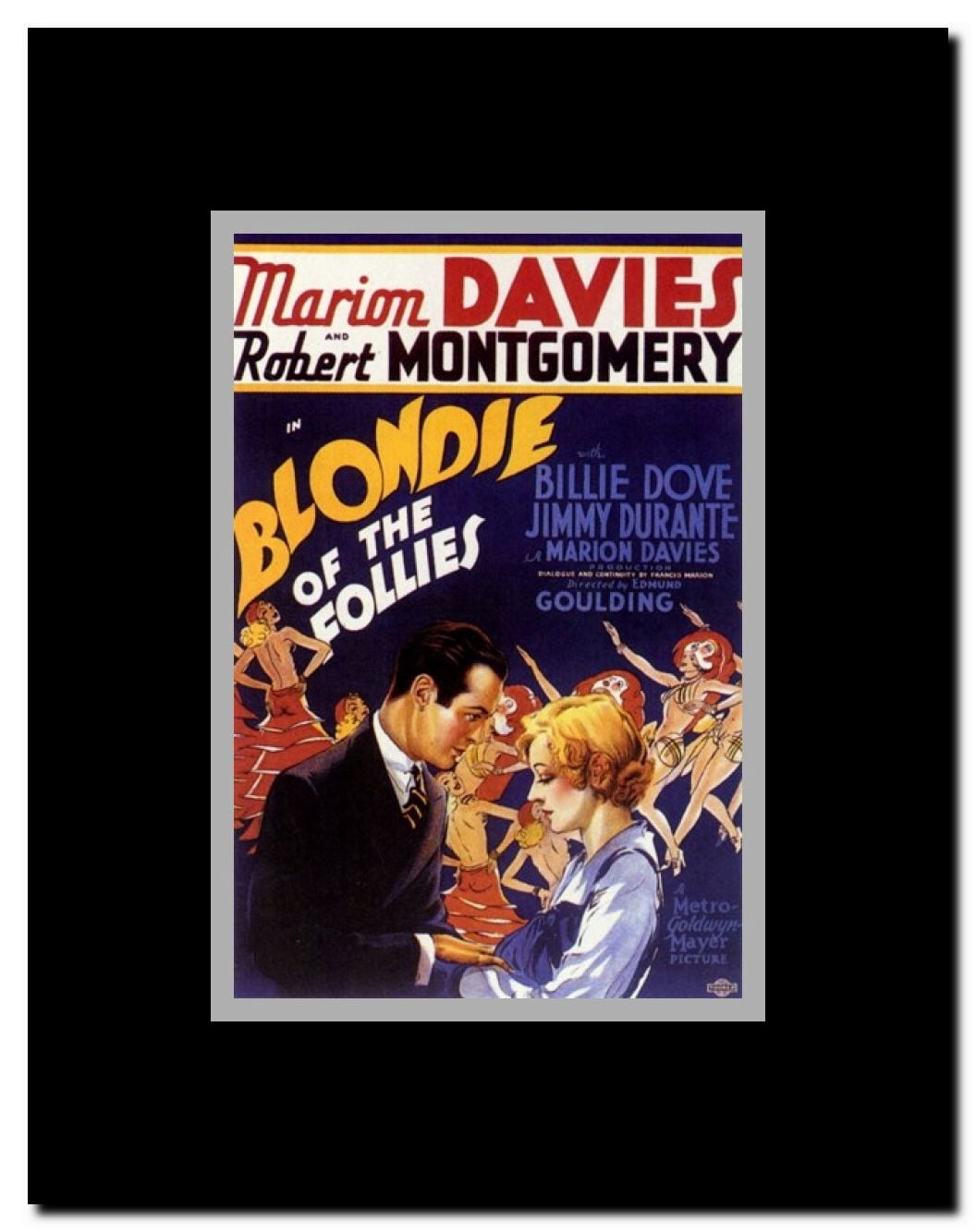 Blondie of the Follies Framed Movie Poster