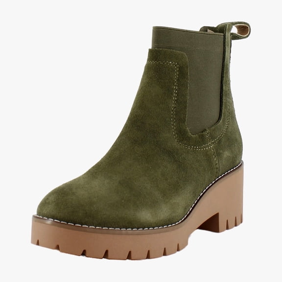 Blondo Dyme Women's Boots Olive Suede Size 7.5 M