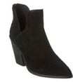 thumbnail image 1 of Blondo Neda Black Suede Waterproof Almond Toe Back Zipper Heeled Ankle Boots (Black Suede, 8.5), 1 of 4
