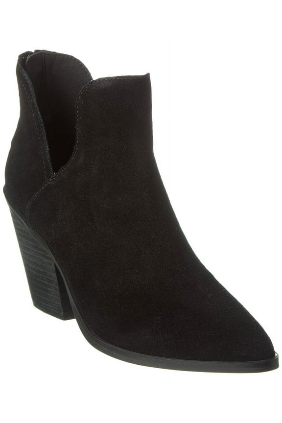 Neda Waterproof Suede Cut Out Block Heel Bootie (Women's)