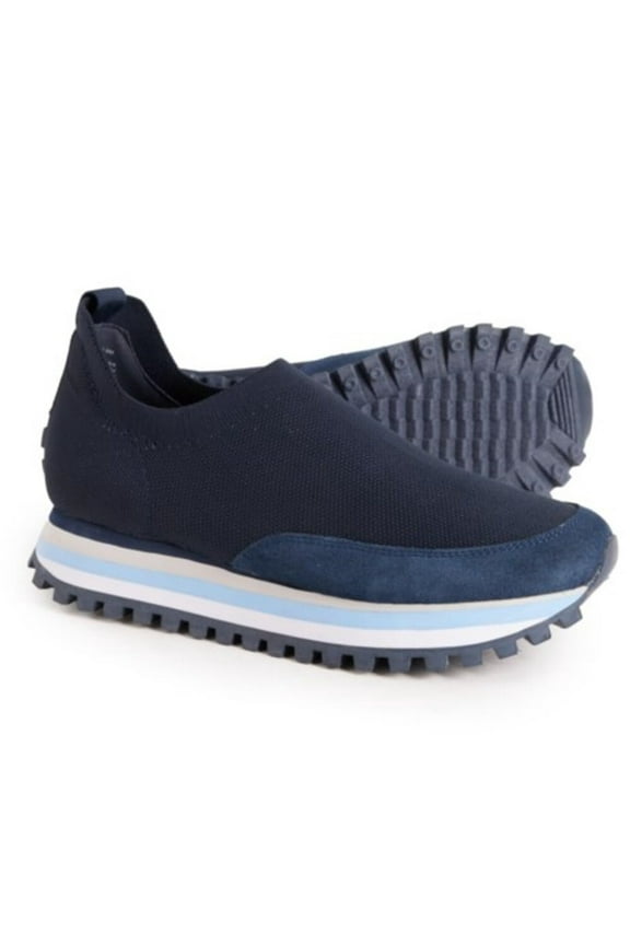 Women's Lakelyn Sneaker, Navy Knit, 8