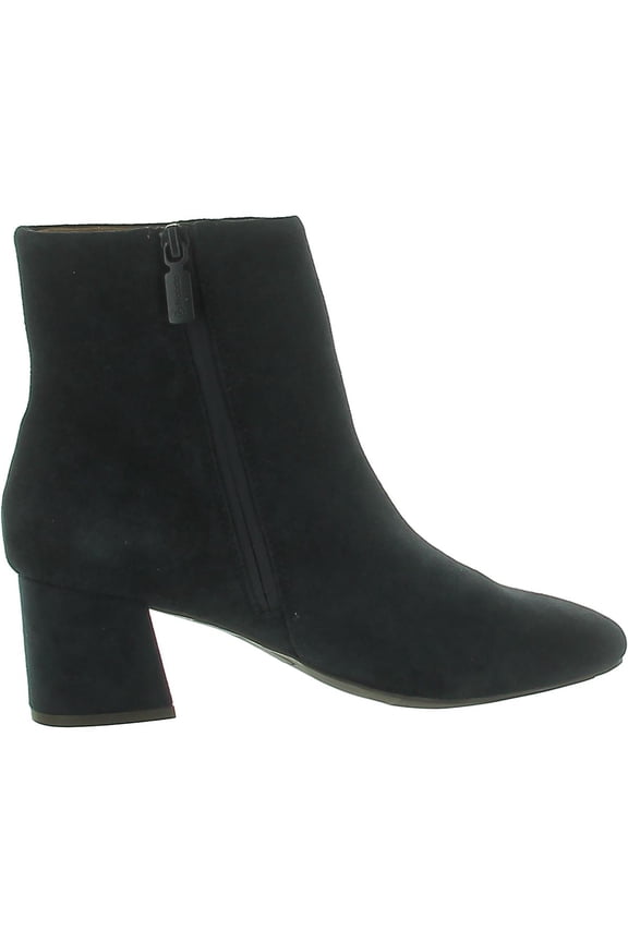 Womens Ellani Suede Square Toe Ankle Boots