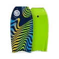 thumbnail image 1 of Bloo Tide 40in Bodyboard, Green, Contoured Foam Core Graphic Deck, Crescent Tail, 1.8 lbs, 1 of 10