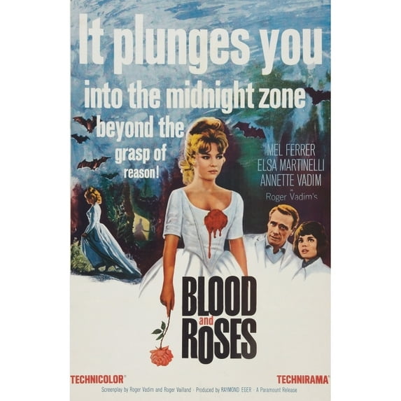 Blood And Roses Movie Poster Masterprint
