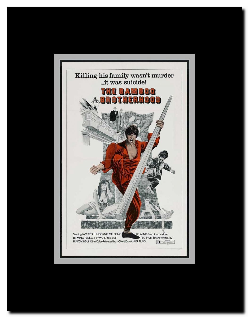 Blood Avenger Framed Movie Poster