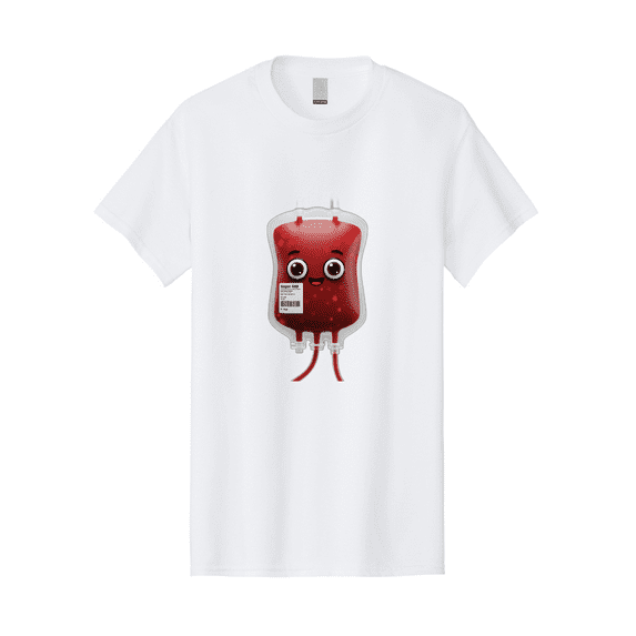 Blood-Bag Mens Graphic Tee, 100% Cotton, Casual Summer Wear BAA169