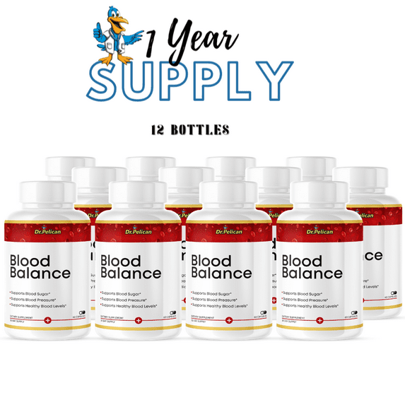 Blood Balance- Blood Support- 12 Bottles- 720 Capsules