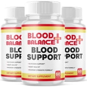 Blood Balance Plus Blood Support Pills Advanced Formula Vitamin Supplement Blood Balance + 180 Capsules