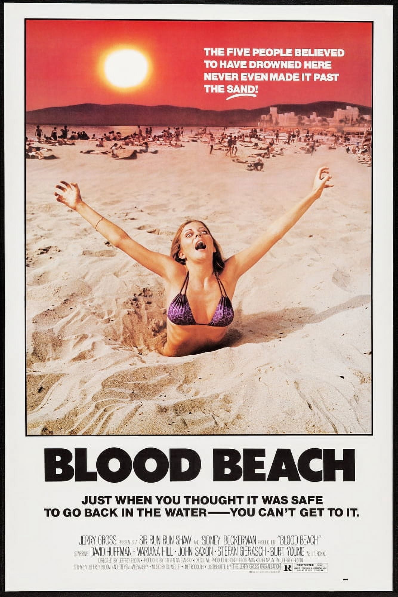 Blood Beach Canvas Art - (24 x 36)