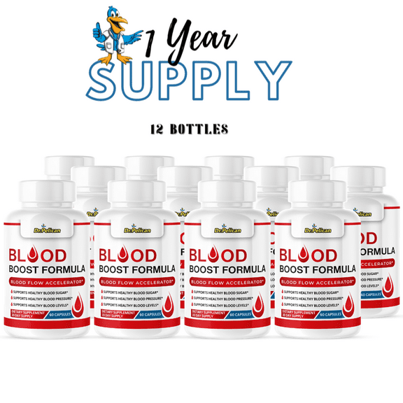 Blood Boost Formula- Blood Support- 12 Bottles- 720 Capsules