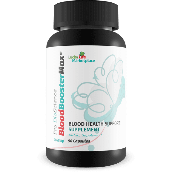 Blood Booster Max Pro Bio Science - Blood Health Support - Promote Balanced Blood Health with Blood Health Supplements - Help Enhance Blood Flow, Energy, & Nutrient Absorption - Heart Health Support