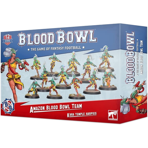 Blood Bowl Amazon Team - Kara Temple Harpies