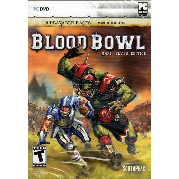 Blood Bowl Dark Elves Edition PC DVD - 9 Playable Races