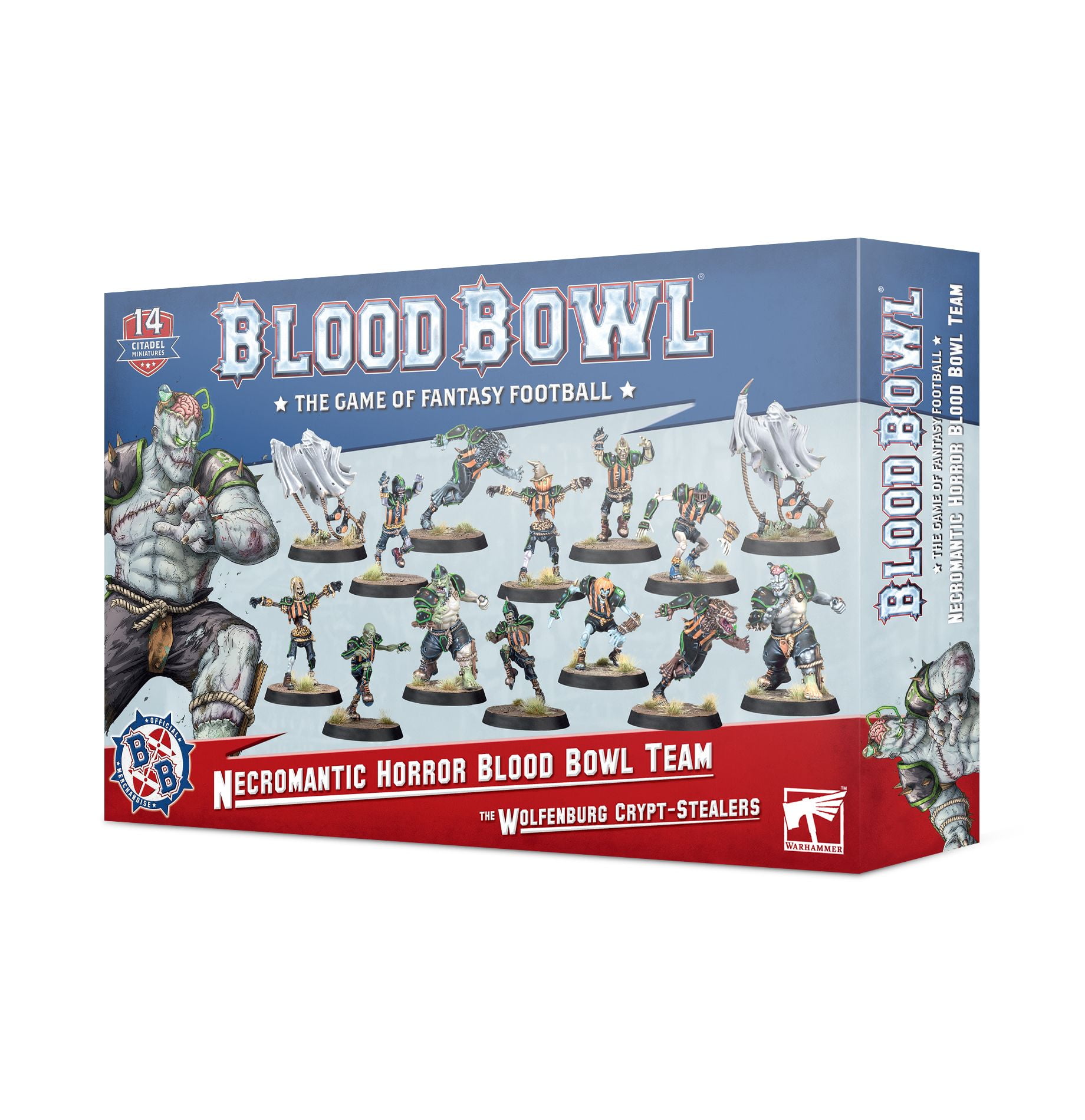 Blood bowl set ウォーハンマー Blood Bowl: Necromatic Undead Team - The Wolfenburg Crypt-stealers