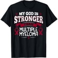 thumbnail image 1 of Blood Cancer Survivor - Multiple Myeloma Awareness Ribbon T-Shirt, 1 of 3