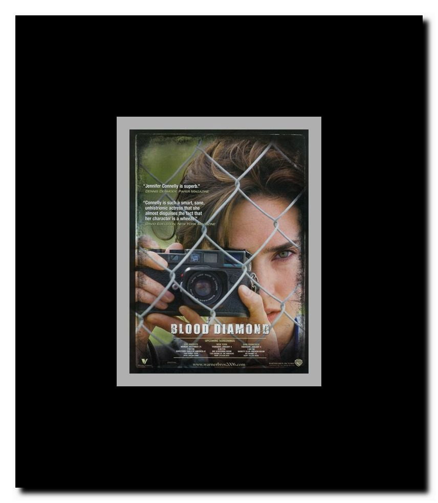 Blood Diamond Framed Movie Poster