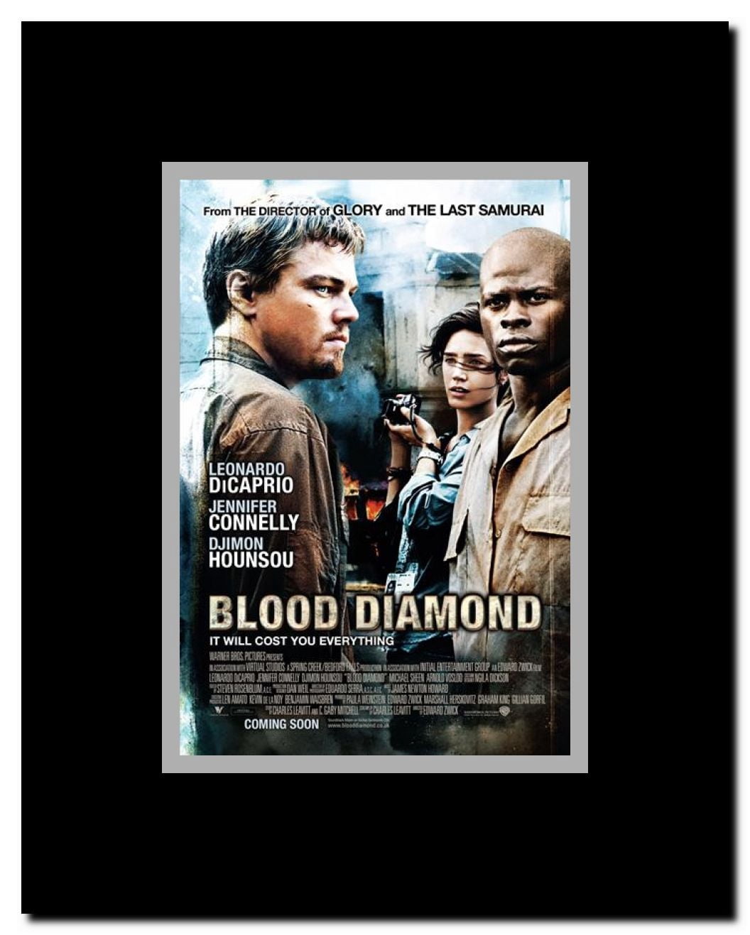 Blood Diamond Framed Movie Poster