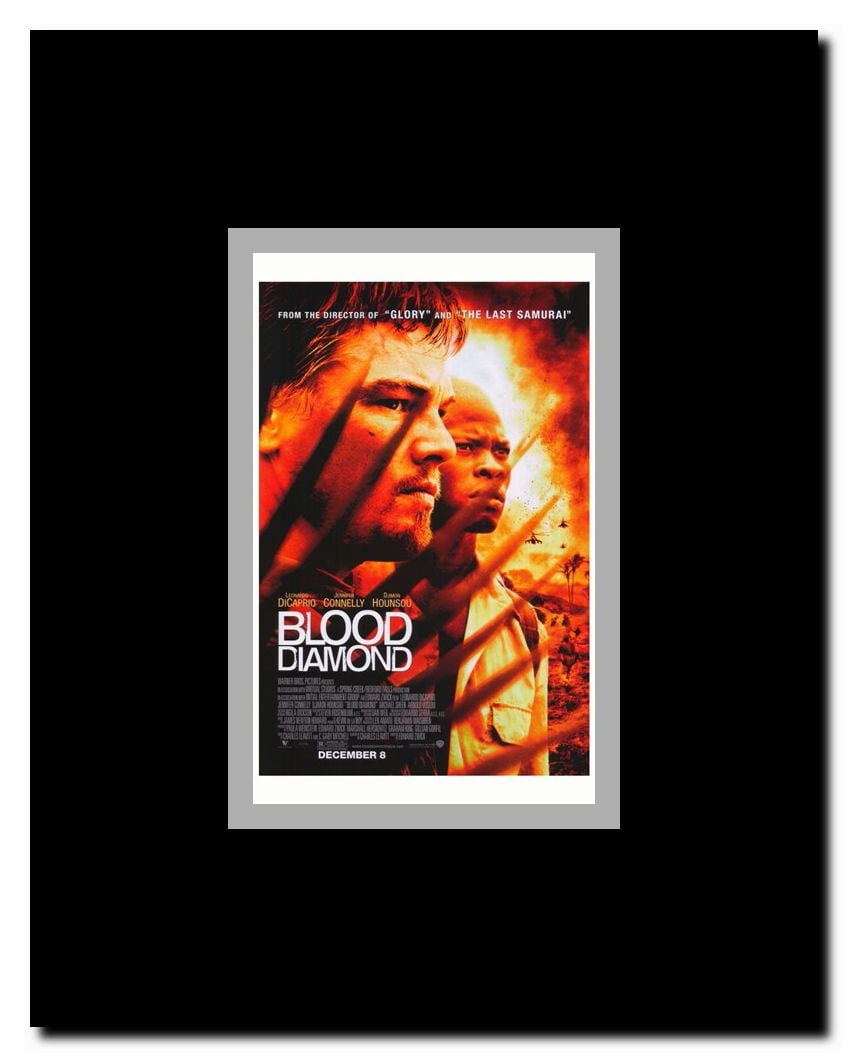Blood Diamond Framed Movie Poster