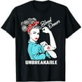 thumbnail image 1 of Blood Donor Unbreakable T-Shirt Blood Donation Awareness, 1 of 4